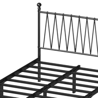 Cadre de lit en métal moderne et luxueux, simple et minimaliste, en fer forgé, mobilier de chambre de haute qualité, adapté à la maison, à l'hôtel, à l'appartement