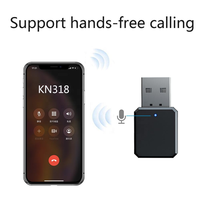 Adaptor Bluetooth AUX Mobil, Penerima Audio Nirkabel 3.5mm Bertenaga USB dengan Koneksi Otomatis & Peredam Kebisingan untuk Streaming Musik