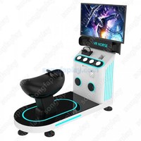Simulateur d'équitation 9D VR, jeu de course de chevaux, jeu de tir, machine de réalité virtuelle, simulateur d'arcade d'équitation, en PVC