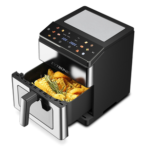 หม้อทอดไร้น้ำมันขนาด 8 ลิตร ยี่ห้อ Consumer Reports Best รุ่น Hot Mini Rack แบบดิจิตอลอัจฉริยะ พร้อมระบบทำความร้อน 2 จุด หม้อทอดไร้น้ำมัน 8 ลิตร ยี่ห้อ Consumer Reports Best - Product Image 4