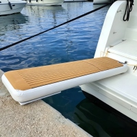 Passerelle Gonflable pour Marina - Rampe d'Embarquement Commerciale en PVC, Anneaux en D en Acier Inoxydable, Garantie de 2 Ans, Taille Personnalisée, Extension de Quai Flottant