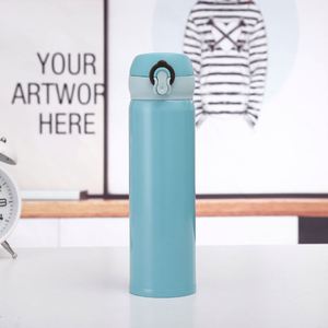500ml Custom Logo Flip Lid <b>Water</b> <b>Bottle</b> Stainless Steel Double Wall Vacuum Insulated Travel Tumbler - Product Image 2