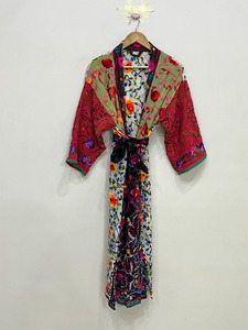 กิโมโนตัวยาวผ้าฝ้ายฟรีไซส์และใส่สบายเหมาะสำหรับทุกไซส์50นิ้วผู้จำหน่ายโดยประมาณจากอินเดีย - Product Image 6