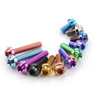สกรูหัวดิสก์ไทเทเนียมอัลลอย M3 แบบ Torx ด้านใน สำหรับดัดแปลงรถจักรยานยนต์ - Product Image 3