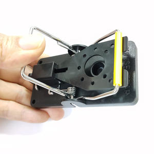 Dayanıklı ABS malzeme katı siyah Metal fare yapış tuzak kapalı ve açık haşere kontrolü için kolay kurulum - Product Image 3