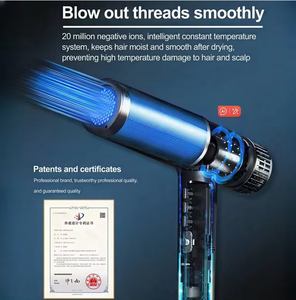 Nouvelle Arrivée Brosse Sèche-Cheveux Ionique Lissante et Bouclante avec Buse Concentrante 3 Vitesses 1600W Styler Électrique Usage Hôtelier - Product Image 3