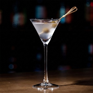 Verres à cocktail personnalisés en cristal soufflé à la main, verres à martini, coupes, verres à highball pour bar et fêtes - Product Image 6