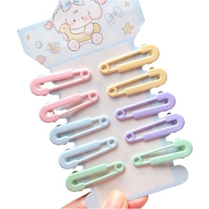 Miaobei 4cm nouveau fun simulation broche alliage pince à cheveux creux couleur bonbon sans couture canard bec <span class=keywords><strong>frange</strong></span> - Product Image 5