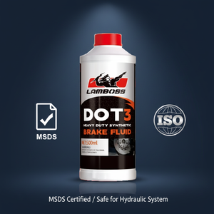 Vente en gros directe d'usine LAMBOSS DOT <span class=keywords><strong>3</strong></span> Liquide de frein synthétique haute performance pour automobile - Product Image 3