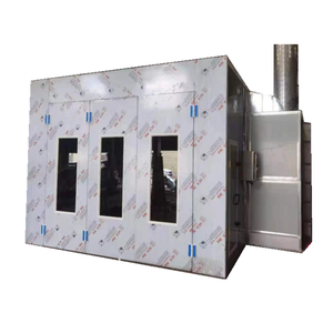 Cabine de pulvérisation de peinture pour voiture avec brûleur diesel et gaz ou système de chauffage électrique. - Product Image 2