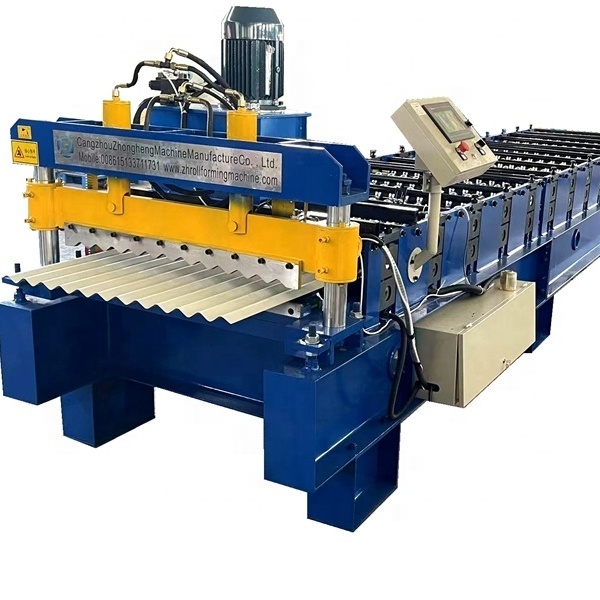 New Corrugated Roofing  Sheet Roll Forming Machine Metal Tile Making Machine Bending Machine
