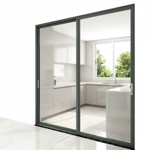 GELLJA <span class=keywords><strong>Prix</strong></span> de gros Porte <span class=keywords><strong>coulissante</strong></span> en aluminium à <span class=keywords><strong>double</strong></span> <span class=keywords><strong>vitrage</strong></span> avec cadre en aluminium thermolaqué au design moderne pour fenêtre en <span class=keywords><strong>baie</strong></span> - Product Image 1