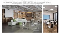 Fuguitong Modern Dayanıklı Ergonomik Plastik Ofis Sandalyesi Ev Ofis Okul Oturma Odası Kullanımı İçin