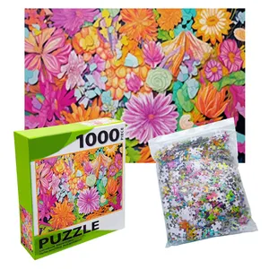 Teka-teki Jigsaw Anak-anak Kustom Permainan Disesuaikan Diskon Besar Kartun Kertas Puzzle Permainan Cetak Teka-teki untuk Anak-anak