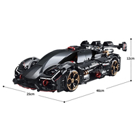 Guly 10654 2026 Nuevo Modelo de Coche de Carreras a Control Remoto MOC Técnico 1:10, Bloques de Construcción, Juguetes DIY para Niños, Regalos de Navidad, 2104 Piezas