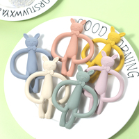 Không Độc Hại Cấp Thực Phẩm Bé Teether Mọc Răng Đồ Chơi Bpa Free Silicone Bé Teether
