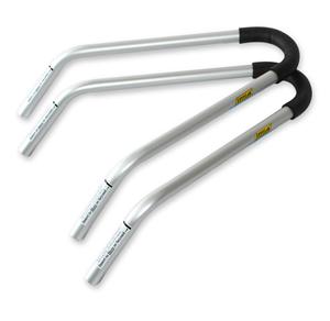 Supports de stabilisation pour échelles en aluminium avec coudes en mousse (conformes aux normes ANSI/OSHA, design moderne, revêtement poudré, vendus par paires) - Product Image 1
