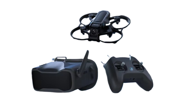 RC Racing Goggles FPV Video Camera Drone Beginner Drones Kit Plastic Gimbal