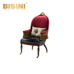 Chaise confortable pour senior <span class=keywords><strong>anglais</strong></span> en bois de cerisier <span class=keywords><strong>Fauteuil</strong></span> décoratif de loisirs simple et exquis Chaise longue individuelle universelle - Product Image 2