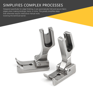 12463HR 12463HL Piezas y Accesorios <span class=keywords><strong>para</strong></span> Máquinas de Coser Industriales, Prensatelas con Guía de Borde - Product Image 4