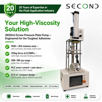 Système de remplissage et de scellement de colle de deuxième génération, solution de machine de remplissage 2600 ml, pompe à vis à plaque de pression à un seul barillet