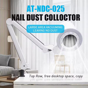 2026 Custom Private Label Rechargeable Nail Vacuum Cleaner Super Strong Joint Durable Nail Dust Collector for Manicure Tables - Product Image 2