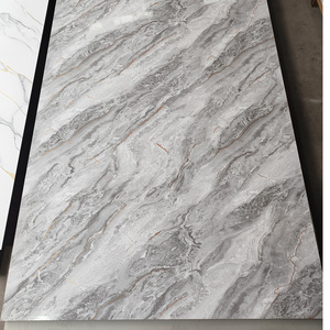 Panneaux muraux en marbre, bambou et charbon de <span class=keywords><strong>bois</strong></span>, <span class=keywords><strong>feuille</strong></span> UV en marbre, design moderne pour décoration intérieure - Product Image 2