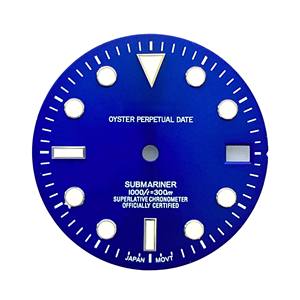 อุปกรณ์เสริมนาฬิกาหน้าปัดสแตนเลสสตีล NH35 รุ่นใหม่ หน้าปัดเรืองแสงสีเขียวขนาด 28.5 มม. กันน้ำ ไม่มีฟังก์ชั่นปรับวันที่ - Product Image 1