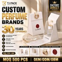 Coffret et flacon de parfum avec insert de présentation et logo de marque imprimé pour emballage de parfum personnalisé, fourniture OEM ODM OBM