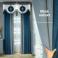 2023 nouveau Style Chenille toute la maison rideau luxe moderne Simple Design complet occultant pour salon chambre comprend plissé
