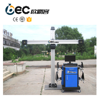 Équilibreur de roue de voiture à quatre roues de Machine d'alignement 3D portable à prix de vente pour l'alignement des roues de voiture
