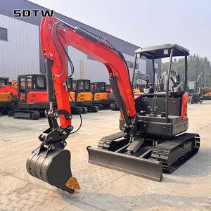 Gratis Verzending Ce Epa <span class=keywords><strong>Mini</strong></span> Bagger 4 Ton 0,12m3 Duimbak Voor Kubota Motor Euro 5 Rupsgraafmachine - Product Image 2