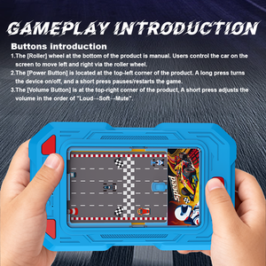 Système <span class=keywords><strong>de</strong></span> jeu portable Starlink : Console <span class=keywords><strong>de</strong></span> course automobile avec effets sonores et obstacles pour enfants - Product Image 4