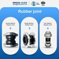Raccord flexible sismique à bride flottante en acier inoxydable SUS304 zingué, homologué FM, résistant aux hautes températures, joint d'expansion métallique