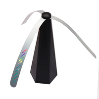Ventilateur de dissuasion contre les insectes et les mouches de table Hexagone de ventilateur répulsif contre les mouches