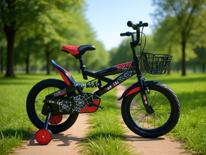 Bicicletta per bambini Arizi da 14 pollici con rotelle e cestino per bambini dai 2 ai 4 anni - Product Image 2