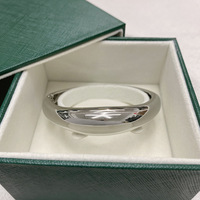 Nouveauté Bracelet jonc en alliage de zinc couleur unie sur mesure pour femmes Bijoux minimalistes Vente en gros