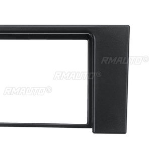Marco adaptador de panel de radio estéreo para coche 1 DIN para AUDI A4 B6 2000-2006, embellecedor interior de coche - Product Image 5