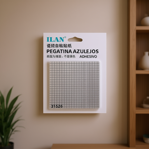 Adesivo per piastrelle autoadesivo 30x30cm con superficie a specchio per decorazione murale - Product Image 3