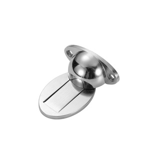 Butée de porte en alliage de zinc à fixation au sol, design minimaliste, installation facile pour chambre et salle de bain - Product Image 4