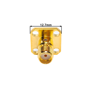 DC-18GHz แจ็ค SMA หญิงความถี่สูงถึงปลั๊ก <span class=keywords><strong>BMA</strong></span> ชาย 4 รู อะแดปเตอร์ยึดแผงแบบหน้าแปลน อะแดปเตอร์ขั้วต่อ RF - Product Image 2