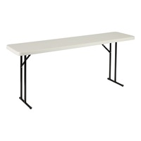 6FT Factory Heavy Duty White HDPE Material Klapp seminar tisch für Schulungs büro