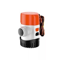 Pompe de cale centrifuge électrique FLO SFBP1-G3700-01 12/24V 4700 GPH, sortie 40 mm, garantie 3 ans avec support OEM pour bateaux