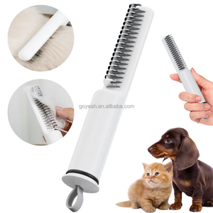 Peine desenredante de una sola cara para mascotas, elimina sin esfuerzo los nudos del subpelo, rastrillo para perros <span class=keywords><strong>y</strong></span> gatos - Product Image 1