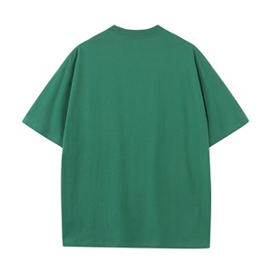 T-shirt en jersey épais 100 % coton 230g, col rond, manches courtes, imprimé, anti-boulochage, grande taille, approvisionnement transfrontalier A23011 - Product Image 5