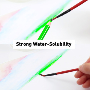 FOSKA Set di Matite Colorate 72/120 Pigmenti Vivaci per Uso a Secco e Umido, Idrosolubili, per Bambini, Presentate in Scatola di Metallo - Product Image 3