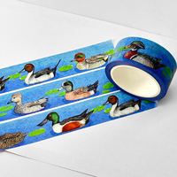 Cinta Adhesiva Decorativa Washi para Manualidades, Diario, Planificador, Álbum de Recortes, Desgarrable, Reutilizable, Adhesivo, Patrón Colorido, Suministros para Envolver Regalos