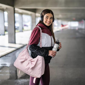 Free sample 55cm Large Size Sale Cuboid Foldable Sport Duffel Holdall Training <b>Yoga</b> Weekend Gym Shoulder Tote Luggage Travel <b>Bag</b> - Product Image 2