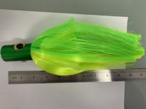 11 pouces cuivre tête Ilander pêche à la traîne leurre avec cheveux en Nylon pour jeu pêche leurre insulaire leurres matériel de pêche - Product Image 6