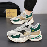 Chaussures de course de luxe à semelle souple pour hommes, résistantes à l'usure, baskets de sport, design unique, chaussures décontractées multicolores